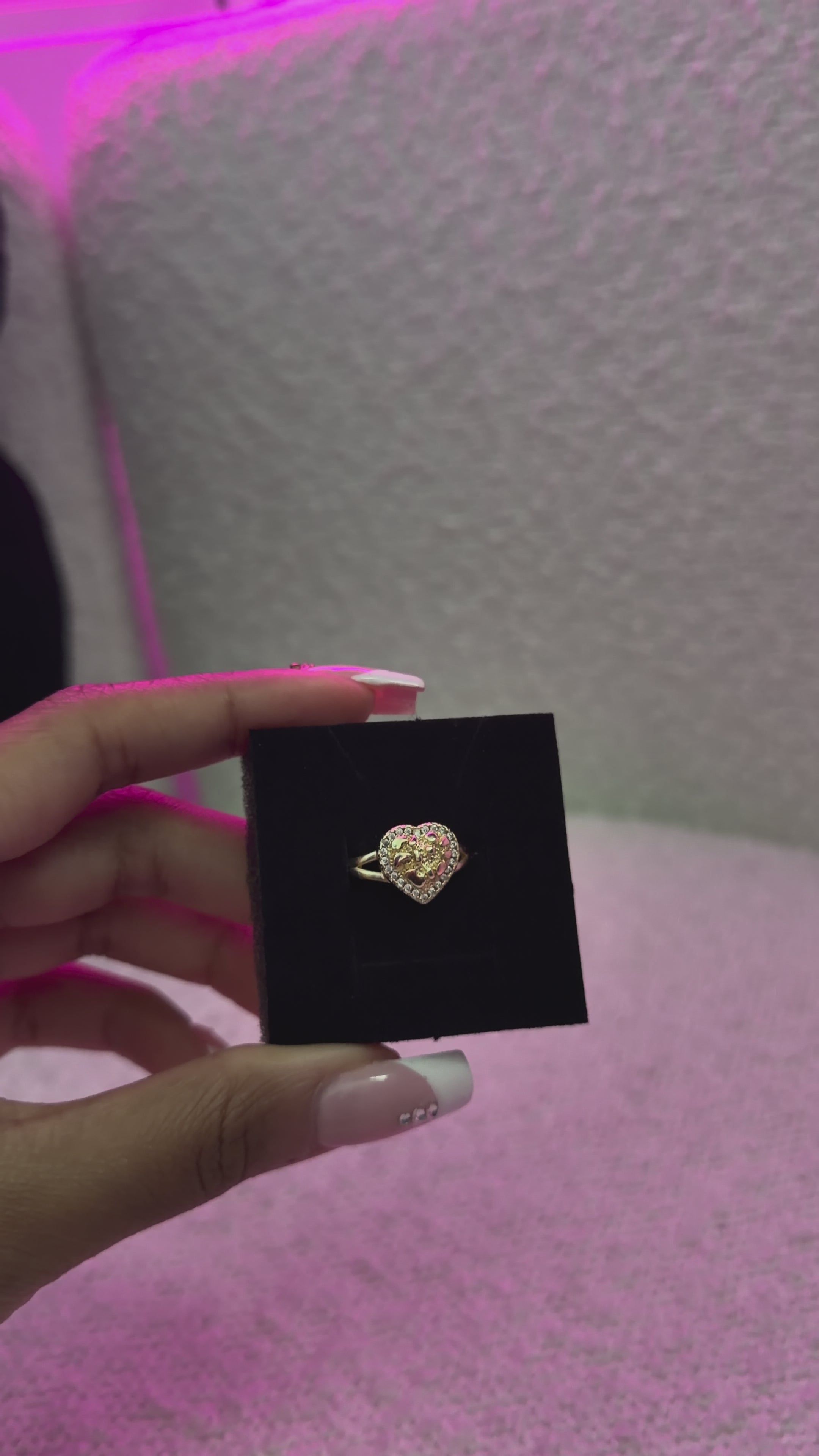 DMND Nugget Heart Ring